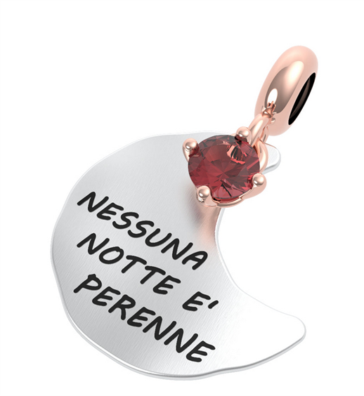 Charm Rerum Donna MUSA in Argento Granato 25126 - 25126